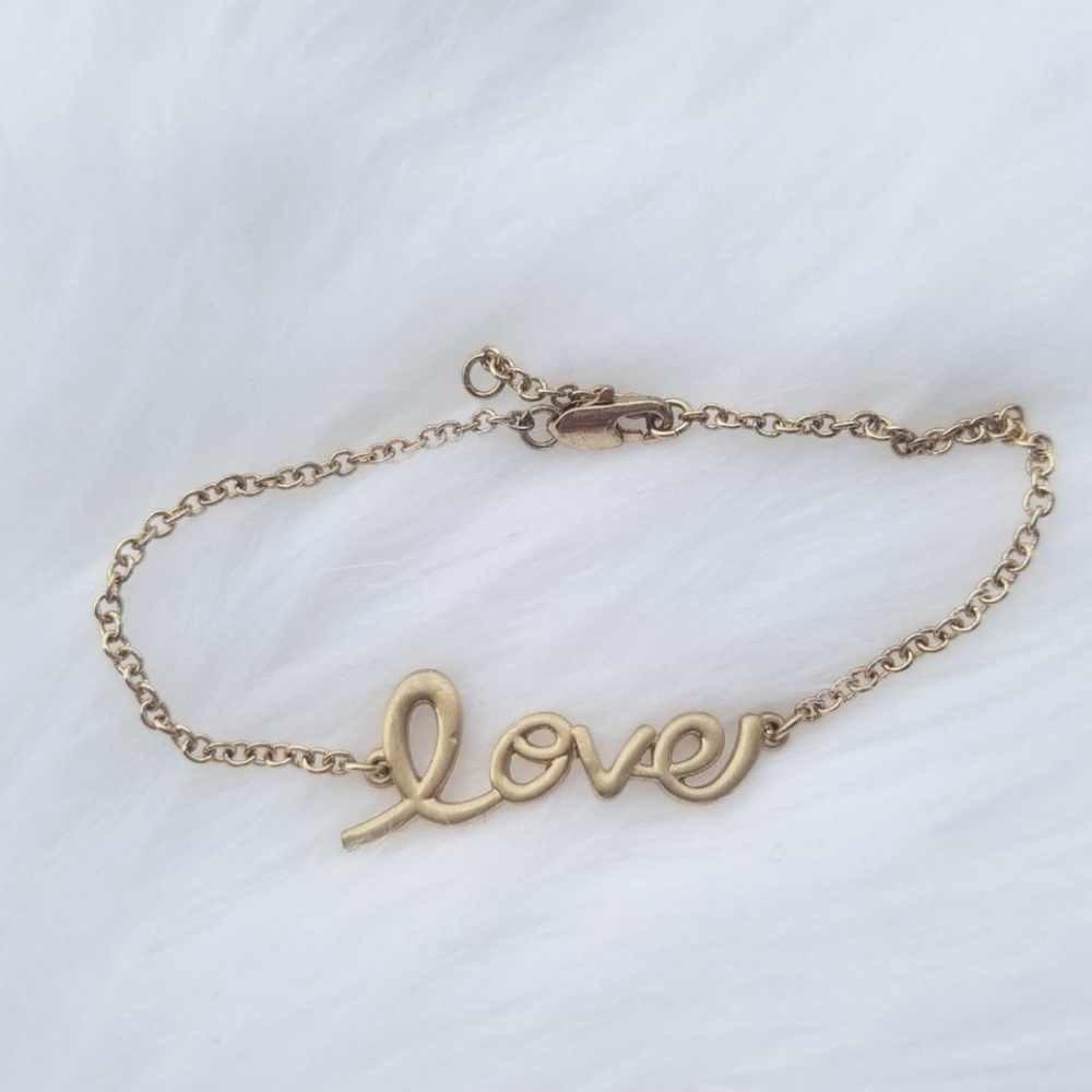Gold Love bracelet